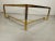 Modernist Golden Brass Coffee Table, 1970s, in Good conditions. Designed 1970 to 1979