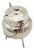 Silver Cauldron-Shaped Sugar Bowl For Sale