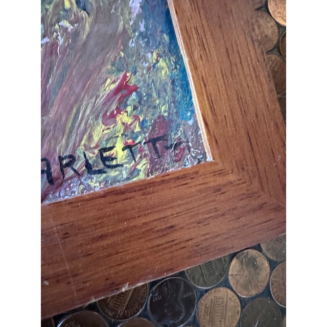 1950s Rolph Scarlett Oil on Board Painting For Sale In Phoenix - Image 6 of 7