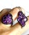 Amethyst & Black Sapphire Statement Necklace and Ring Set in Sterling Silver | Italian Roma Chain | Art Deco–Inspired Elegance For Sale - Image 9 of 10