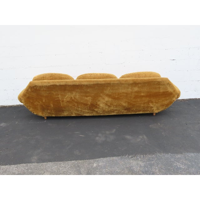 Mid Century Modern Long Gondola Sofa Adrian Pearsall Style 6387 For Sale - Image 4 of 12