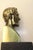1960s Traditional Americana Solid Brass Abraham Lincoln Bust Bookends on Walnut Bases – A Pair For Sale - Image 13 of 15