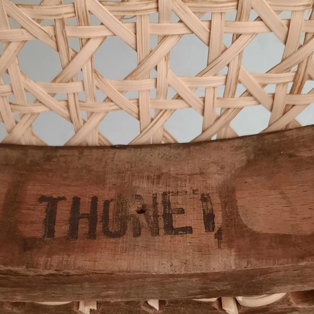 Brown No. 233 Desk Chair from Thonet, 1930s For Sale - Image 8 of 9