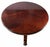Wood 49" English Georgian Center Table, 19th Century Round Mahogany Pedestal Table For Sale - Image 7 of 16