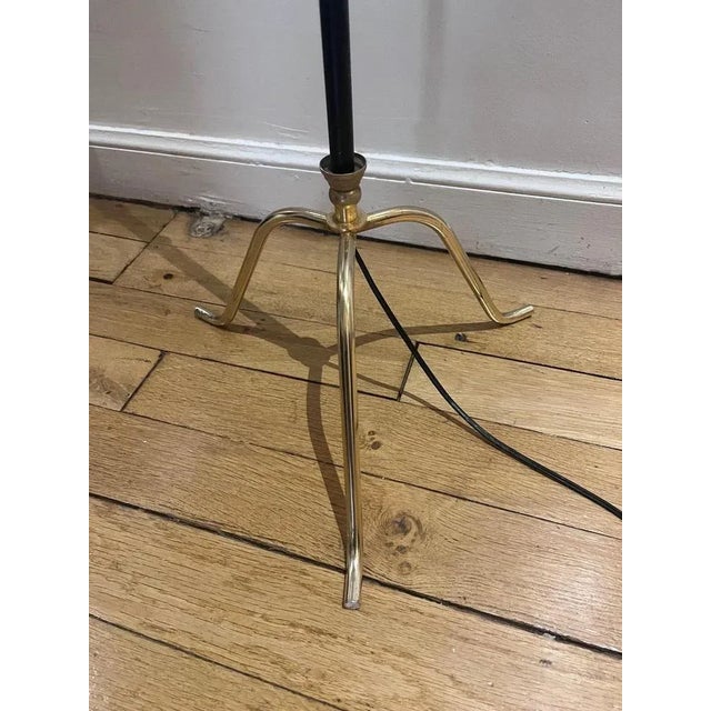 Floor Lamp in Brass & Metal, 1950s For Sale - Image 4 of 12