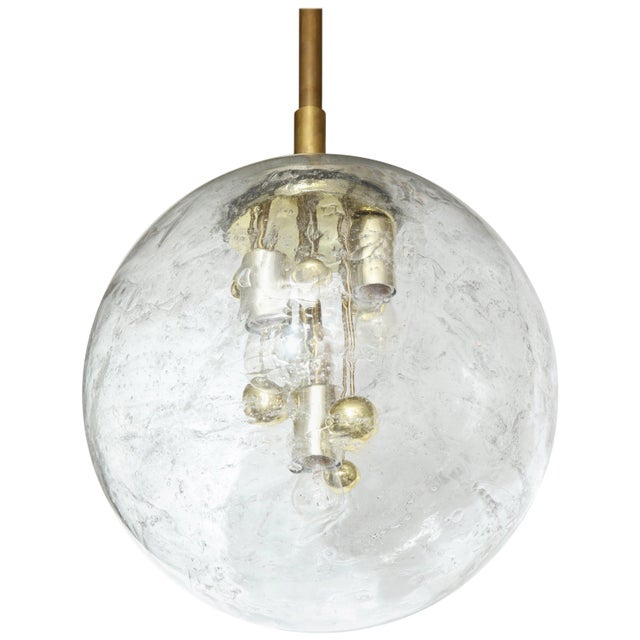 1970s Space Age Sputnik Pendant Light by Doria For Sale - Image 10 of 10