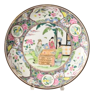Japanese Arita Porcelain Plate, 1890s