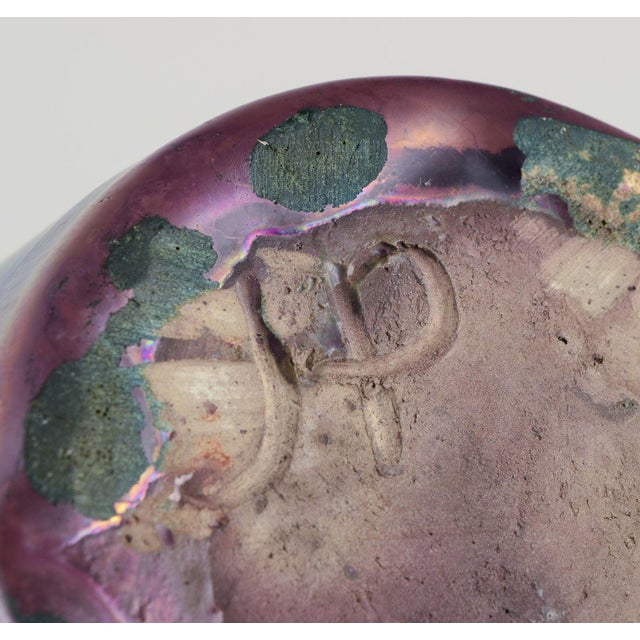 Vintage Danish Ceramic Vase by Jens Petersen, 1920 For Sale - Image 8 of 9