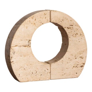 Vintage Raymor Travertine Book Ends- a Pair For Sale