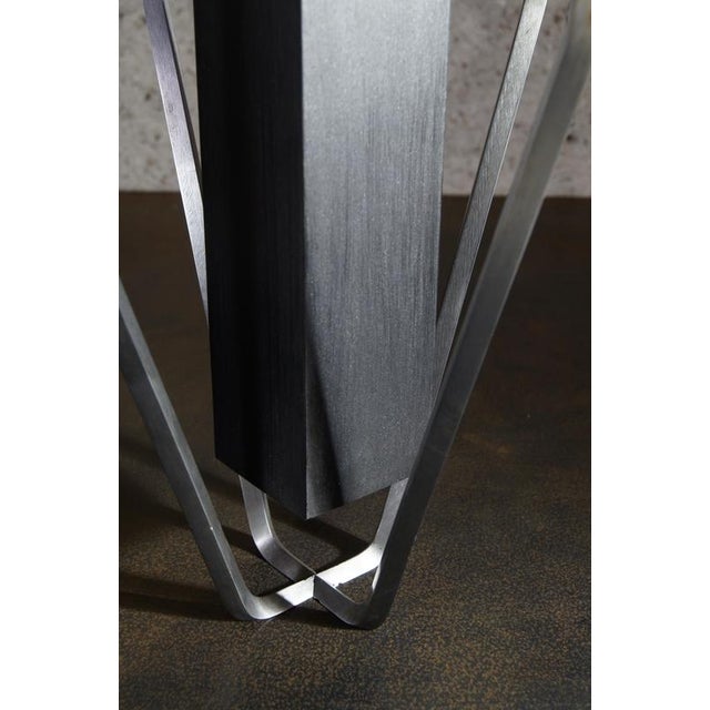 Sacred Vase in Steel by Frederic Gaillard For Sale - Image 6 of 8