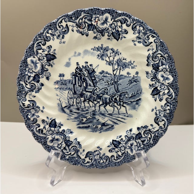 Vintage and Antique Decorative Wall Plate Blue Willow Collection - 11 Plates For Sale - Image 10 of 18