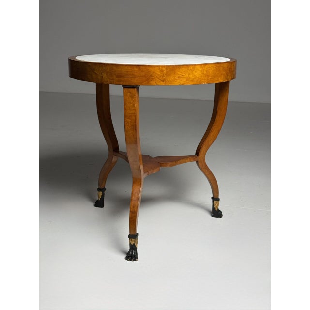Empire Style Gueridon Tables, 20th Century, Set of 2 For Sale - Image 17 of 18