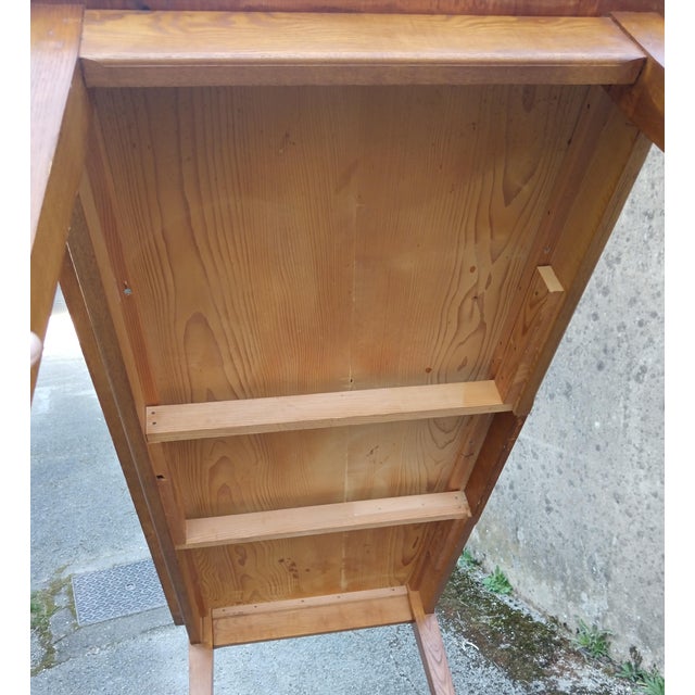 Brown Vintage Desk, France, 1970 For Sale - Image 8 of 10