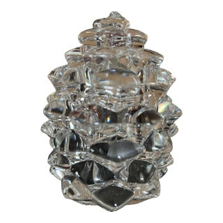 Tiffany & Co. Crystal Pinecone Trinket Box For Sale