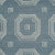 Schumacher SAMPLE - Schumacher Beveled Frame Sisal Wallpaper In Denim For Sale - Image 4 of 5