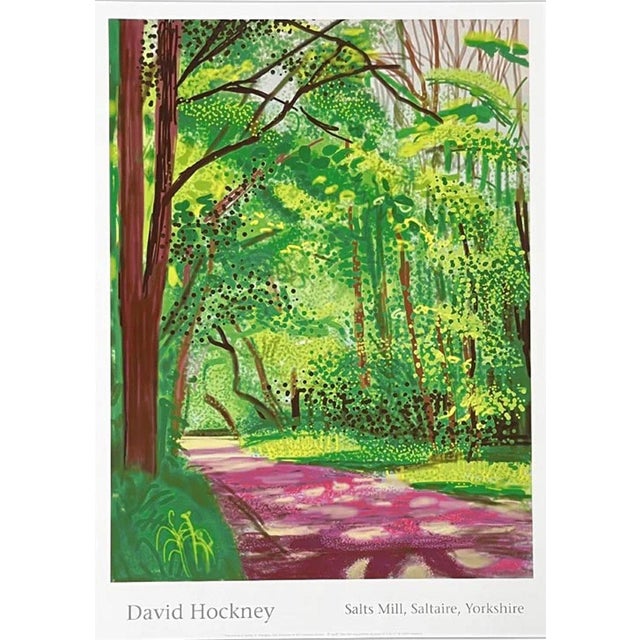 David Hockney 28th April 2011 (The Arrival of Spring) Official Exhibition Poster Dimensions: 18,7 x 25,8 in / 47,5 x 66 cm...