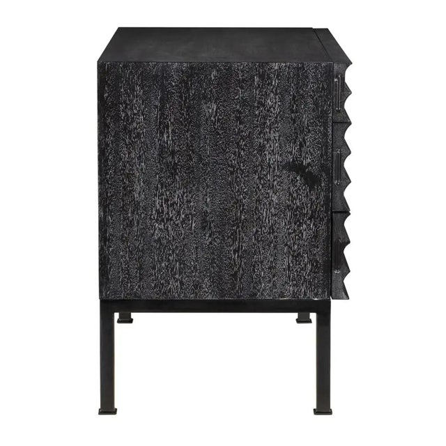 Wood Arturo Console, Black Walnut For Sale - Image 7 of 10