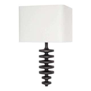 Regina Andrew Fishbone Sconce in Ebony For Sale