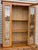 1970s C. 1972 Mid Century Modern China Cabinet W/ Etched Geometric Glass, Carved Accents, Brutalist Pulls For Sale - Image 5 of 12