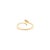 Metal 14k Gold Blue Sapphire and Diamond Eye Snake Ring Size 5.5 For Sale - Image 7 of 11