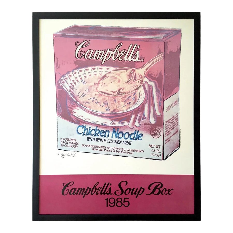 Andy Warhol Vintage 1985 Original Lithograph Print 