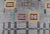 Gray Hand-Knotted Piled Scandinavian Wool Rug in Gray, Red, and Pastels For Sale - Image 8 of 10