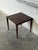 Mid-Century Modern Minimalist Rosewood Square Side Table With Tapered Legs Vintage Mid-Century Modern 1960s For Sale - Image 3 of 10