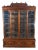 Monumental Antique Victorian Eastlake Walnut Bookcase Curio Display Cabinet Showcase For Sale