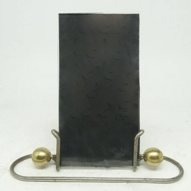 Metal Art Deco Style Frame, Poland, 1950s For Sale - Image 7 of 7