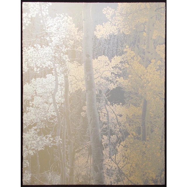 1980s 1980s "Eos" Botanical Etching Diptych Numbered 116/300 by Paula Crane - a Pair For Sale - Image 5 of 9