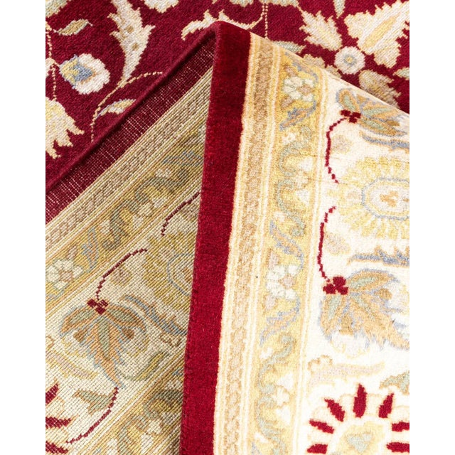 Mogul, One-of-a-Kind Hand-Knotted Area Rug - Red, 4' 2" x 5' 10" For Sale In New York - Image 6 of 8