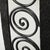Art Deco Demilune Wrought-Iron Spiral & Noir St Laurent Marble Console Table For Sale - Image 15 of 17