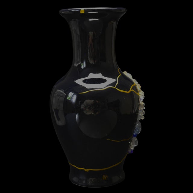 Kintsugi Vase by Myriam Gref For Sale - Image 6 of 7
