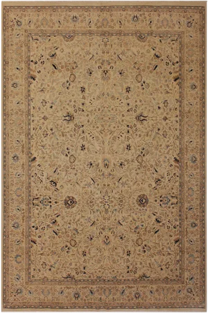 1980s Boho Chic 1980s Vintage Taunya Ivory Wool Rug - 9'1 X 12'1