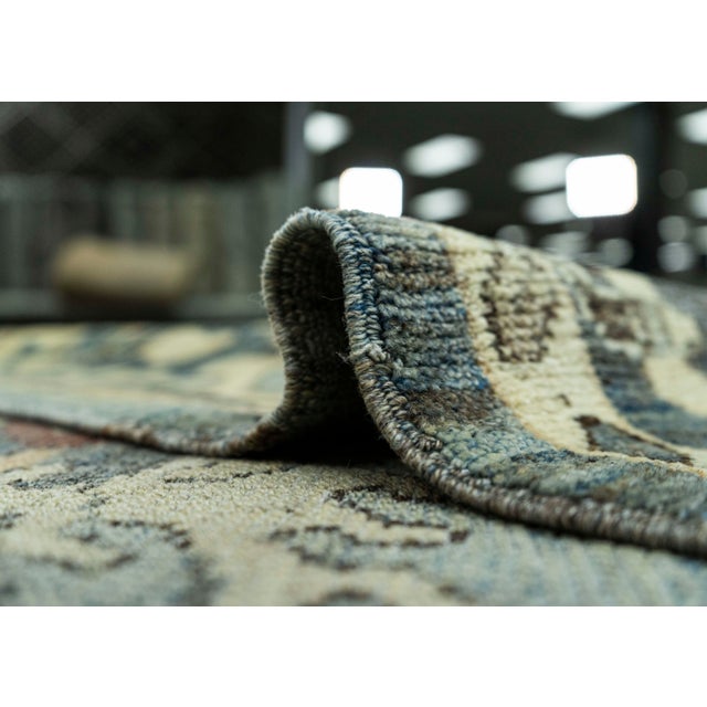 Textile Turkish Oushak Old Wool Rug 9'1" x 12'1" #30145 For Sale - Image 7 of 8
