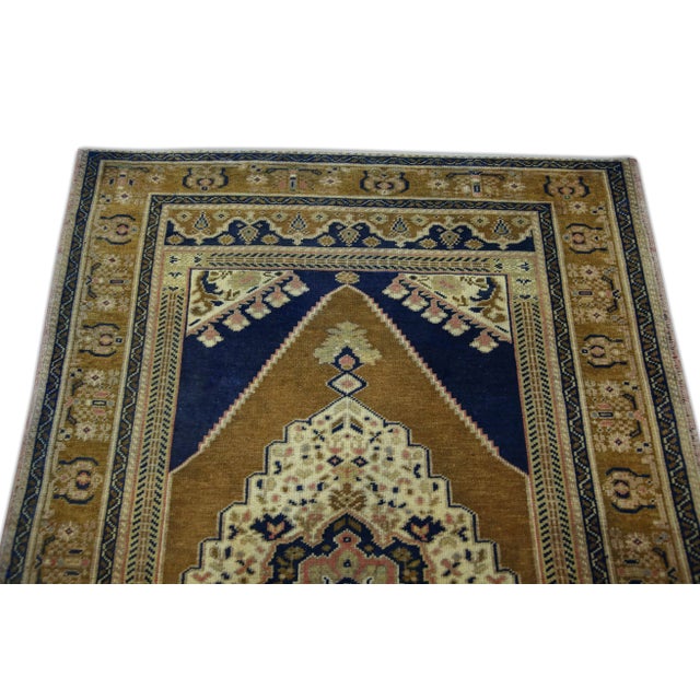 Vintage Turkish Rug 3'9" x 5'11" For Sale - Image 4 of 6