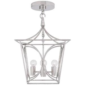 Kate Spade New York for Visual Comfort Signature Cavanagh Mini Lantern in Polished Nickel