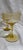 Vintage Yellow Depression Glass Champagne Coupes or Sherbet Glasses Set of Five For Sale - Image 4 of 7
