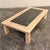 Mid-Century Belgian Brutalist Stripped Oak and Black Marble Coffee Table For Sale In Baton Rouge - Image 6 of 12