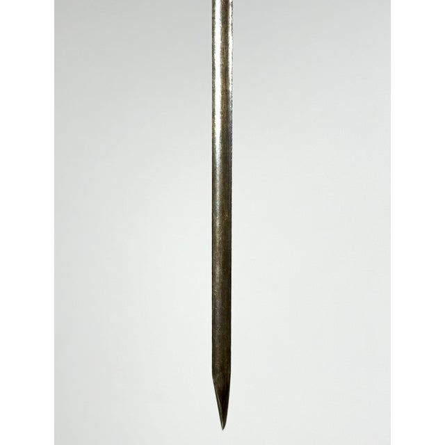 Early 20th Century Antique Silver Plate Bovine Skewer: French Figural Food Ornament For Sale - Image 5 of 10