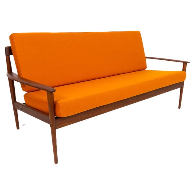Teak Sofa by Grete Jalk for Poul Jeppesen For Sale