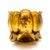 Metal Mid Century Russel Wright for Freeman McFarlin Gilt Centerpiece Bowl / Jardiniere / Planter — Hollywood Regency / Mid-Century For Sale - Image 7 of 12