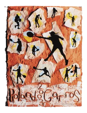 2003 Jane Hammond Roland Garros Poster
