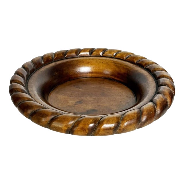 Vintage Wooden Trinket Tray, 1950s For Sale