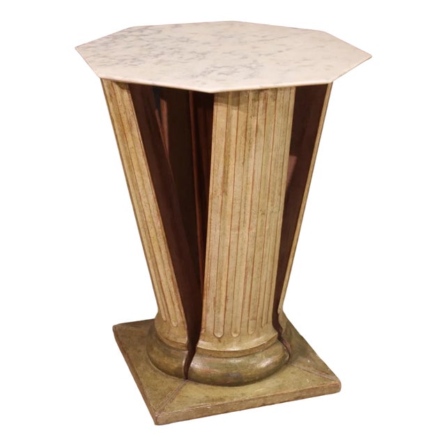 Side Table with Onyx Top, 1970 For Sale