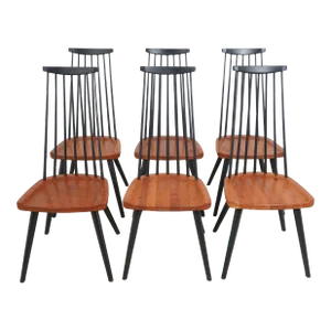 Set of 6 Maine Cottage Studio Dining Room Chairs