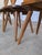 Farmhouse Tyrolean Chair with Heart Cutout Back, 1970s, Set of 4 For Sale - Image 3 of 18