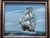 Original 8x10 vintage maritime oil painting depicting a classic clipper ship sailing at full sail on open seas. The...
