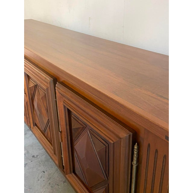 Vintage French Brutalist Sideboard, 1970s For Sale - Image 12 of 13