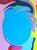 Emmanuel Araujo "Robin's Pool" Contemporary Colorful Geometric Hard-Edge Abstract Painting, 2023 For Sale